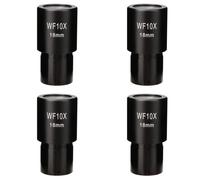 4X 10X Microscopio Oculare Lenti Ottiche Grandangolari Adattatore Campo 18m8407