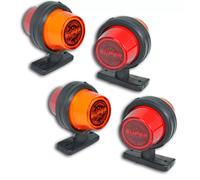 4x 12-24V Super LED Rosso Arancio Neon Maxi Posteriore Indicatore Laterale Luci