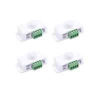 4X 12V 24V PIR Sensore di Movimento Funzione Controller Interruttore A LED Corpo Interruttore A Infrarossi Timer di Movimento Blanca per Strisce