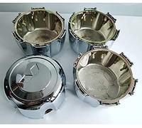 4x 135mm Coprimozzo per Mitsubishi Pajero Montero Sport L200 Shogun Challenger, Cappucci Centrali per Ruote di Alta Qualità Proteggono Mozzo Dallo Sporco Copertura del Mozzo Accessori per auto