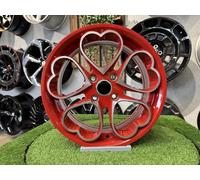 4X 15 " 4X100 Kokoro Monoc Cuore Stile Rosso Ruote Per : E30, VW, Honda, Mazda