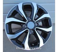 4X 15 Inch 4X100 Hyundai Style Nero Lucido Ruote : Per Accent, i10, i20