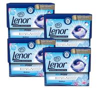 4x 15 Pezzo Lenor All IN 1 Detersivo per Lavatrice Baccelli Aprile 56WL Puro E
