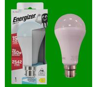 4X 18W (=150W) Energizer GLS BC B22 Lampadina LED 6500K Luce Diurna 2542Lm