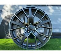 4X 19 Inch 5x112 Audi 5V Raggi Stella Stile Grigio Lucido Ruote : Per A4