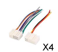 4X 2 Cd Autoradio / Dvd Adattatore Cablaggio Stereo Per HYUNDAI IX35 / K2