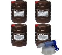 4X 20 L PEMCO DIESEL G-7 UHPD 10W-40 BLUE API CJ-4 Olio Motore Sintetico Oil