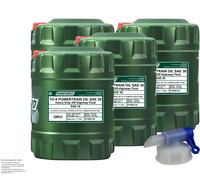 4X 20 Litri FANFARO FF TO-4 Olio Motore SAE 30