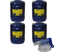 4X 20 Litri Originale MANNOL Olio Del Cambio FWD Olio Del Cambio 75W-85 API GL 4