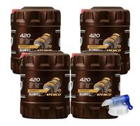 4x 20 Litro PEMCO Fluido Imatic 420 Atf Iid Olio Incl. Canale di Scarico
