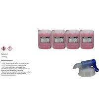 4x 20 Litro PEMCO Protezione Anti Gelo Tipo G12 + Antigelo 40) Rosso + Rubinetto