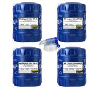 4X 20L Olio Motore 7918 Legend Ultra 0W-20 BMW LONGLIFE-17 FE+ GM DEXOS1