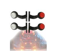 4x 24V Bianco Rosso Struttura Laterale LED Indicatore Luci Per Iveco DAF Man