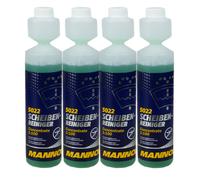 4X 250ML MANNOL 5022 Pulitore Per Vetri 1:100 Concentrato Di Pulizia