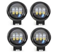 4x 30W Quadrato LED Lavoro Luce Fuoristrada Pois Fascio Barra per Camion SUV 4x4