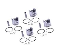4x 34MM Piston Rings Pin Circlips Kit Fit for Stihl BG45 BG46 FS38 FS45 Trimmer