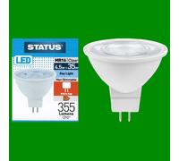 4x 4.5W (=35W) LED MR16, GU5.3, Luce Del Giorno 6500K Riflettore Spot Lampadina