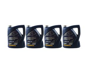 4X 4 Litri Originale MANNOL Olio Per Trasmissione UNIVERSAL 80W-90 API GL 4