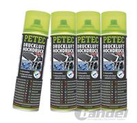 4X 400 Ml PETEC AEROSOL AD ALTA PRESSIONE INCOLORE SENZA SILICONE FINO A 6 BAR
