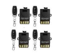 4X 433 MHz 220 V Pompa Acqua Telecomando Interruttore 1 Ch 30A Modulo Ricevitore Sopra / OFF Trasmettitore RF Wireless Per Luce LED