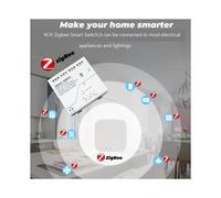 4X 4CH Zigbee Light Module AC 85-250V RF433 Ricevi Relè 10A Funziona con Alexa Assistant, Tuya Life