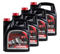 4x 4L CHEMPIOIL Premium olio motore Power Gt 15W-50 Man 271 MB 228.1 229.1 VW