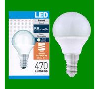 4X 5.5W (=40W) LED Perle Lampadine Rotonde Golf SES E14 Luce Bianca Fredda 4000K