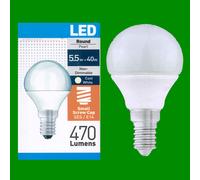 4X 5.5W (=40W) LED Perle Lampadine Rotonde Golf SES E14 Luce Bianca Fredda 4000K