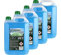 4x 5 L FANFARO KLARE SICHT (-25°) Detergente Antigelo Senza Metanolo