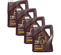 4X 5 Litri MANNOL TS-7 UHPD BLUE 10W-40 Olio Motore API CK-4/CJ-4 ACEA E8 E11