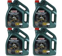 4X 5 Litri Originale Castrol Olio Motore Magnatec Stop-Start 5W-30 C2