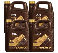 4X 5 Litri Originale PEMCO Olio Motore IDRIVE 140 15W-40 API SL/CF