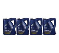 4x 5 Litro Originale MANNOL olio motore TS-5 Uhpd 10W-40 Api Oil Camion Bus