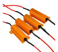 4x 50W 6ohm Carico Resistenza per Riparazione Lampade LED Quasi Iper Flash Turn