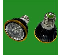 4X 5W PAR20 LED Riflettore Spot Lampadine ES E27 4000K Bianco Freddo 100-240V [EEK: A+]