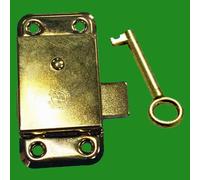 4x 75mm 7.6cm Ottone Porta Serratura e Chiave Per Armadio Credenza Cabinet Desk