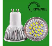4x 7W (=60W) LED GU10 Regolabile Riflettore Lampadine Faretti 3000K, 6000K Luce