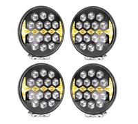 4x 9" Batman Light Jumbo 4x4 Bull Bar Paraurti LED Spot Lampada di...