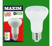 4x 9W=60W LED R63 Riflettore Faretto 4000K Bianco Freddo Es E27 Lampadine [EEK: A+]