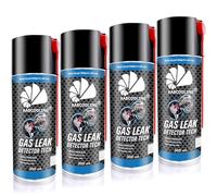 4x AABCOOLING Spray Rivelatore Fughe 300ml - Spray Test Tenuta Impianti - Diagnostica Rapida Perdite su Circuiti Idraulici, Riscaldamento e Aria Condizionata - Non Infiammabile - Non Corrosivo