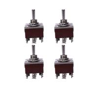 4X AC 250V / 15A 125V / 20A / OFF / Interruttore A Pulsante A 3 Posizioni DPDT
