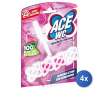 4x Ace Tavoletta Wc Solida Candeggina Made In Italy