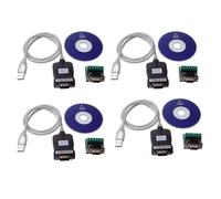 4X Adattatore Convertitore da USB 2.0 A RS485 -485 RS422 -422 DB9 COM 7396
