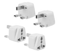 4x Adattatore di presa Set di 4 adattatori di alimentazione Schuko Convertitore