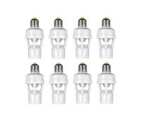 4X Adattatore Portalampada E27 con Sensore di Movimento PIR AC100-240V Convertitore Presa Lampadina LED Rilevatore Presenza Umana