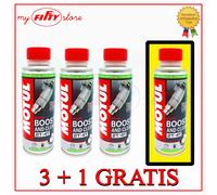 4X ADDITIVO MOTUL BOOST AND CLEAN 2T 2T BENZINA Malaguti FIFTY TOP 200 ml 04MO06