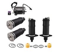4x Air Spring Suspension + Air Compressor Pump Kit for Audi A6 4B C5 1999-2006