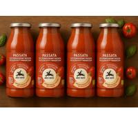 4x Alce Nero Passata di Pomodoro Bio 500g -100% Pomodori Italiani Emilia Romagna