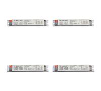 4X Alimentatore Elettronico T8 2x36W per Lampada Germicida UV, Lampada Fluorescente per Forniture per Ufficio Domestico In Lamiera di Ferro