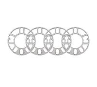 4x Alluminio Car Wheel Spacer Spessori Piastra 5mm Per 4x100 4x114.3 5x100 5x108 5x120 4 Lug E 5 Ruote Universali Cerchi Auto Cerchi Lega